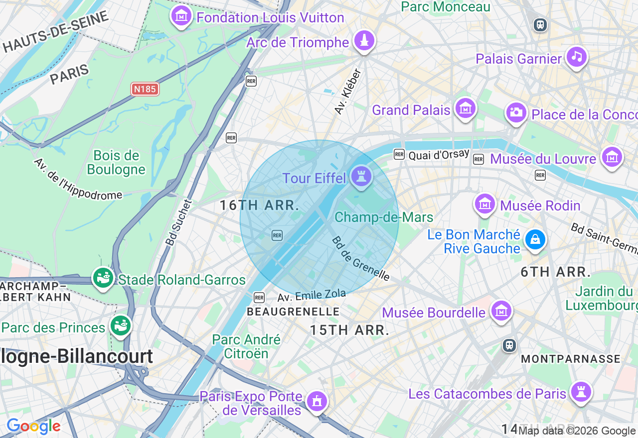 Carte de l'emplacement