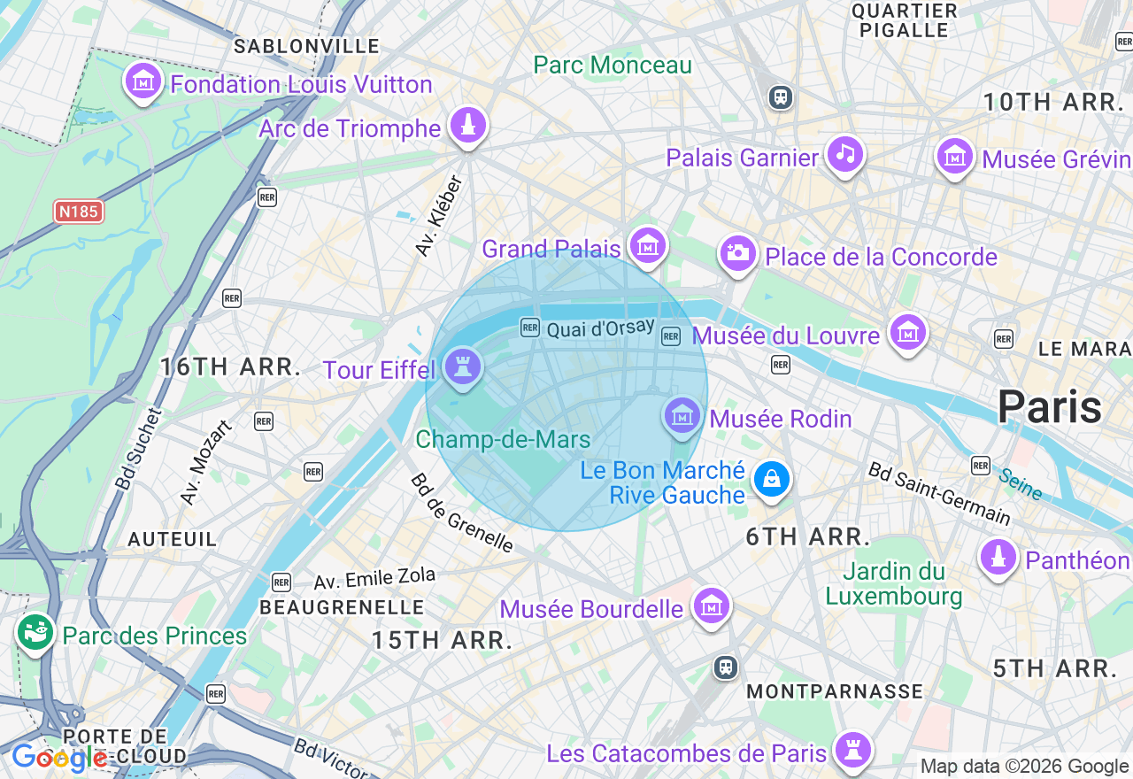 Carte de l'emplacement