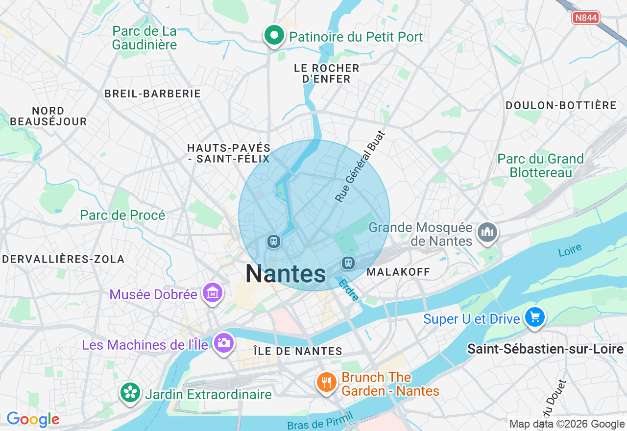 Carte de l'emplacement