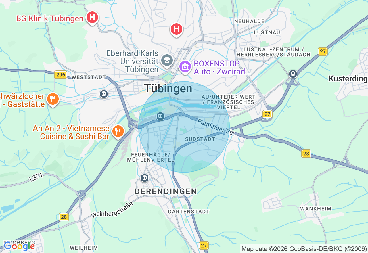 Kartenansicht der Location