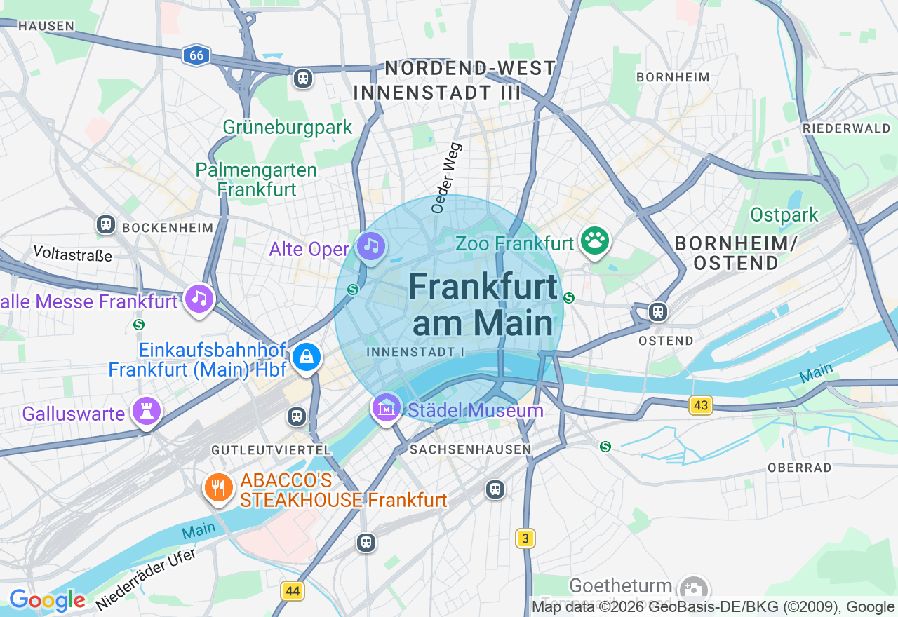 Kartenansicht der Location