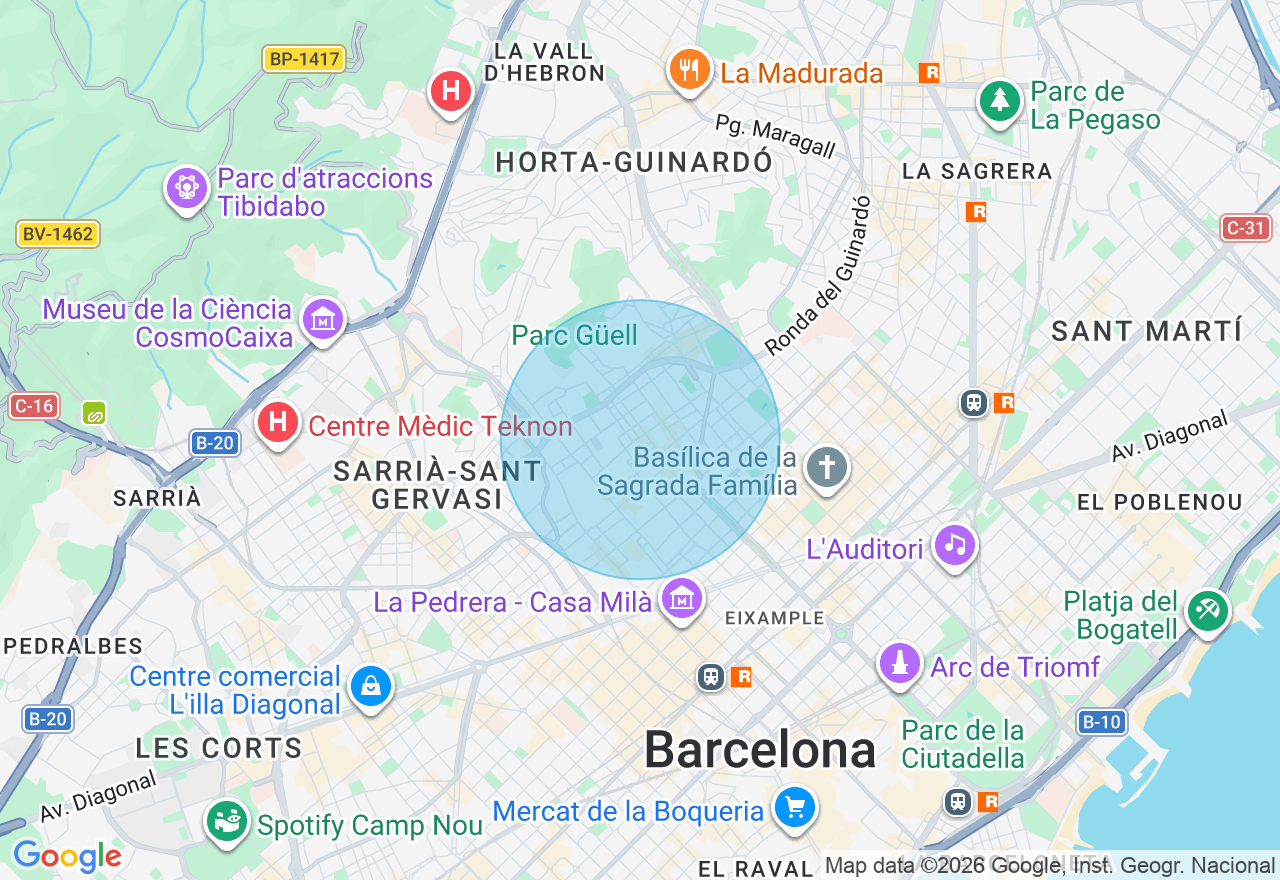 Mapa de la ubicación