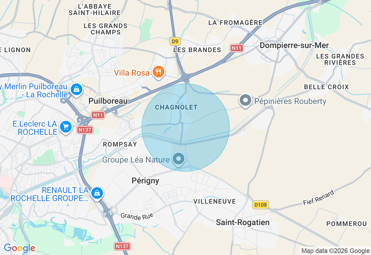Carte de l'emplacement