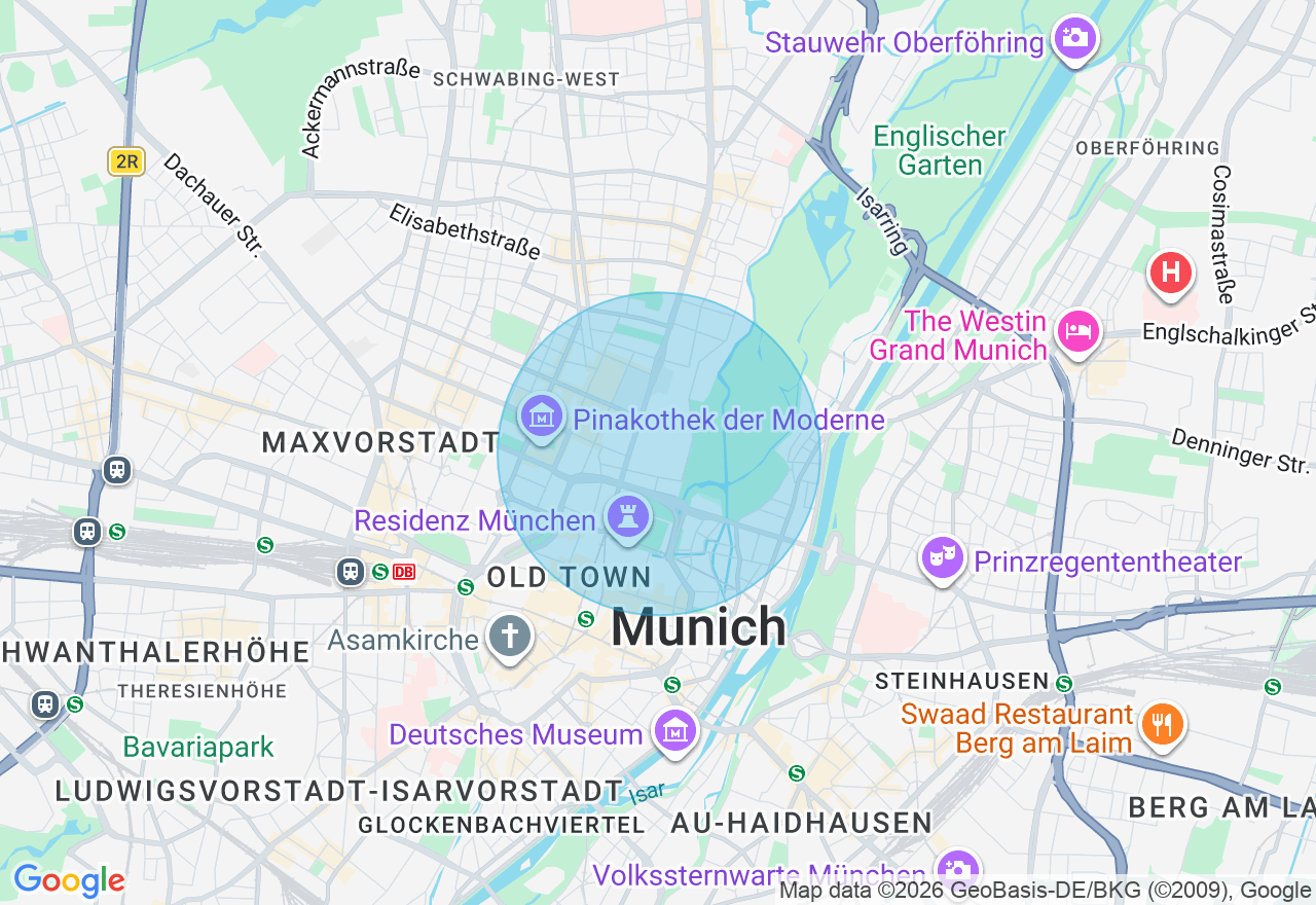 Kartenansicht der Location