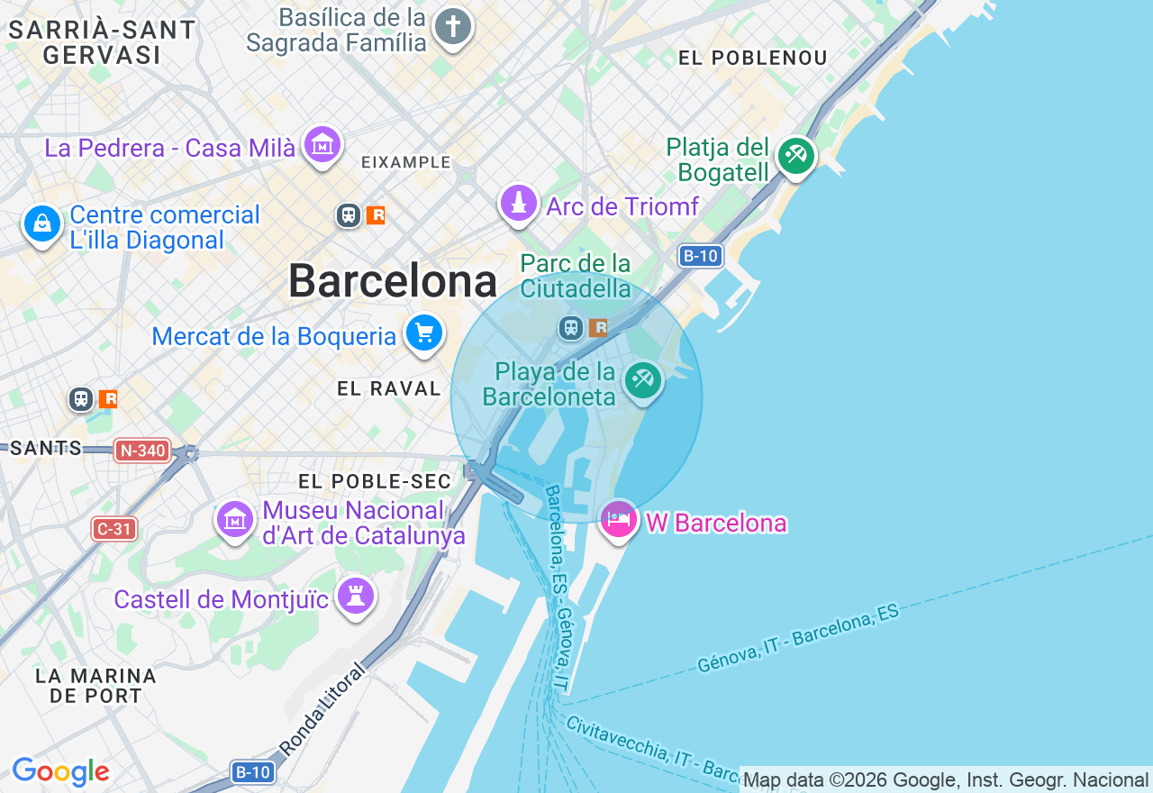 Mapa de la ubicación