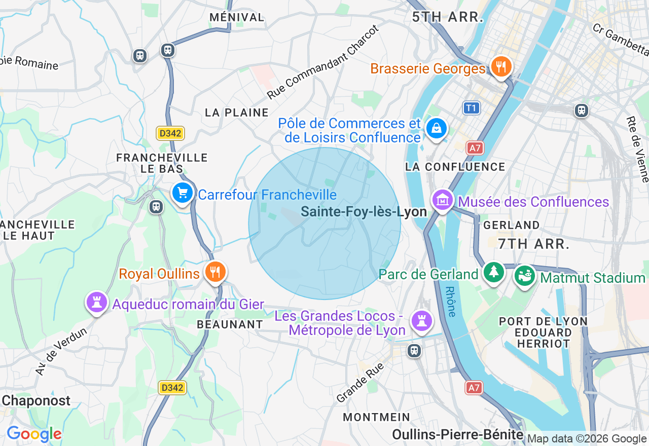 Carte de l'emplacement