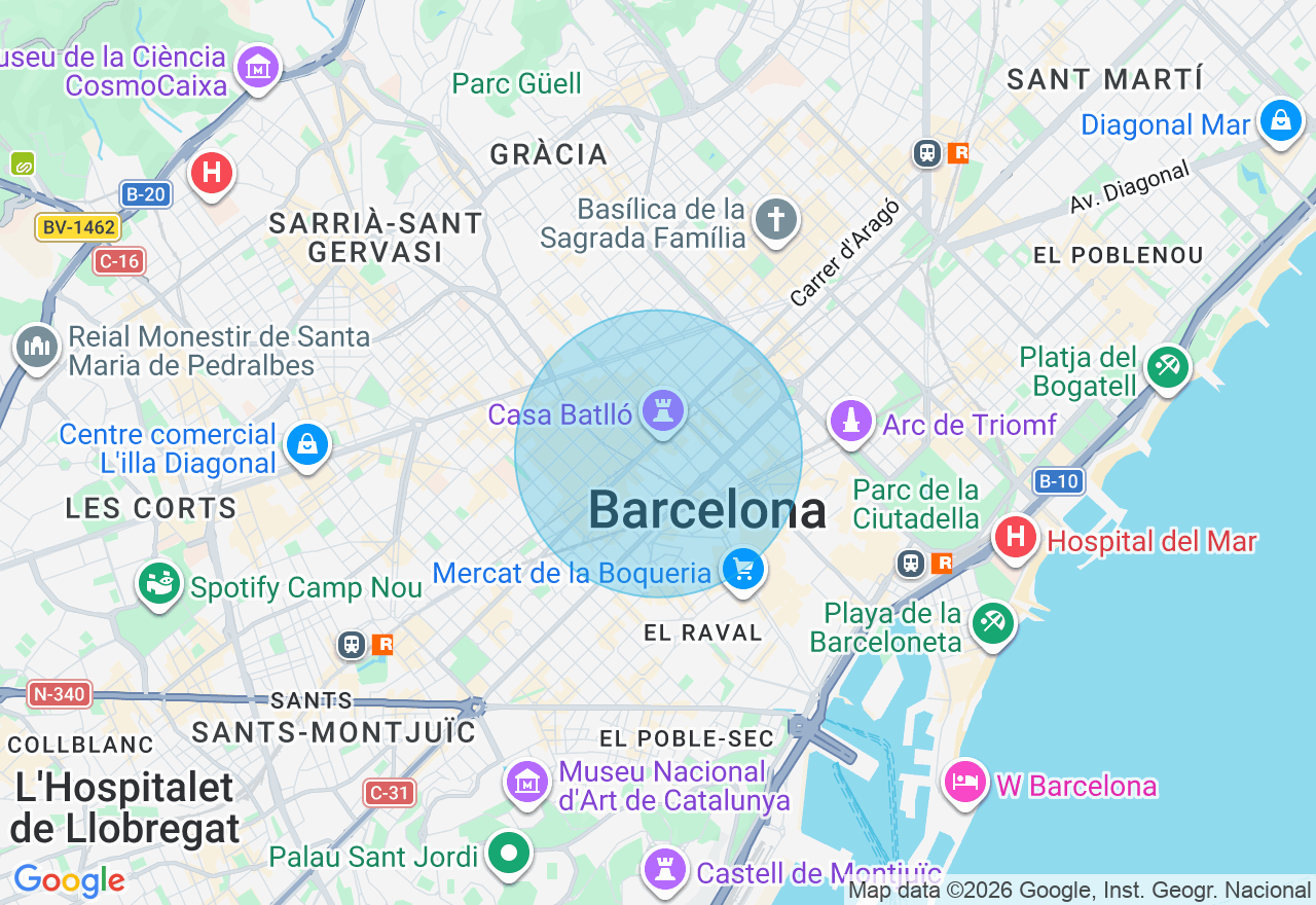 Mapa de la ubicación