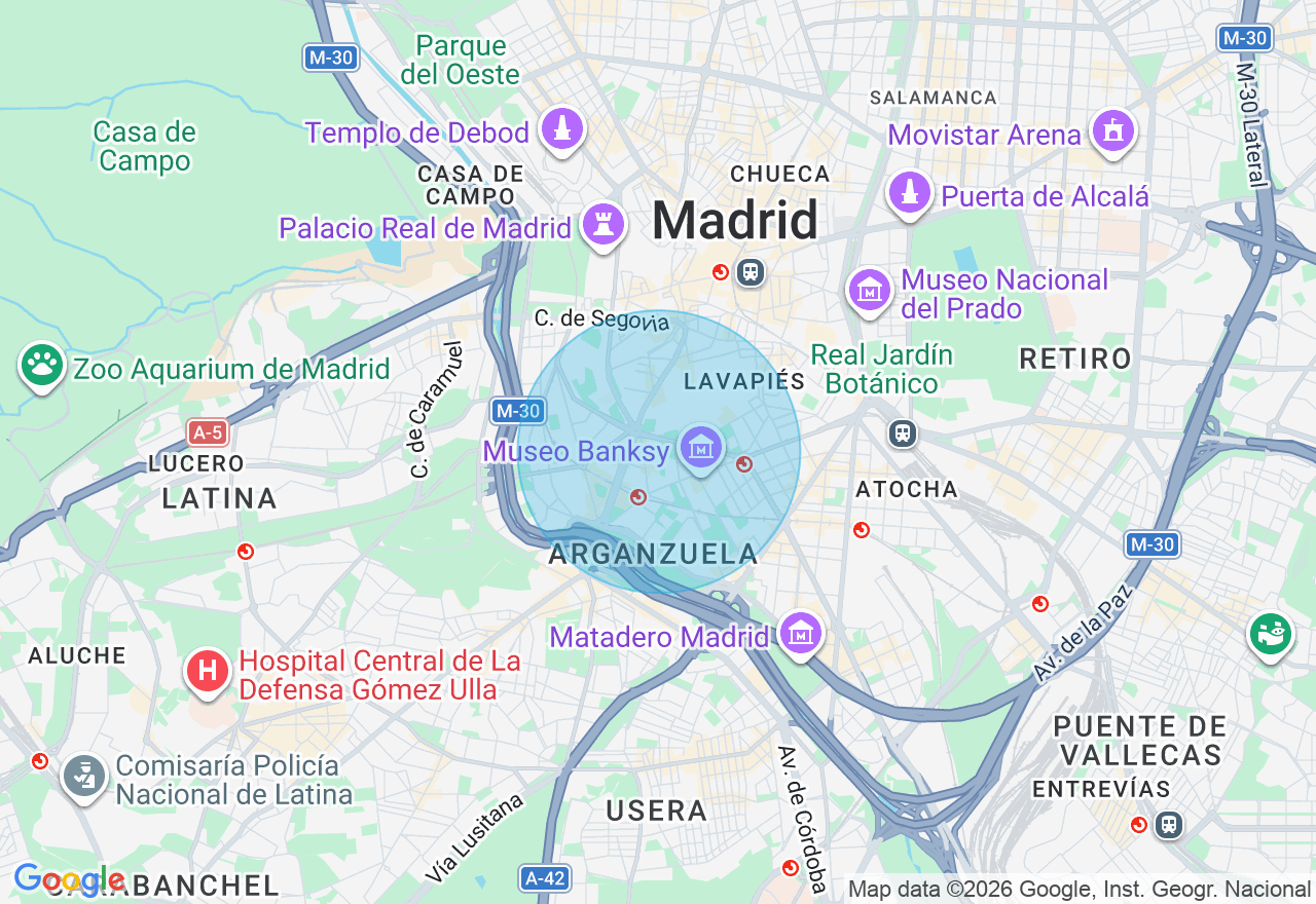 Mapa de la ubicación