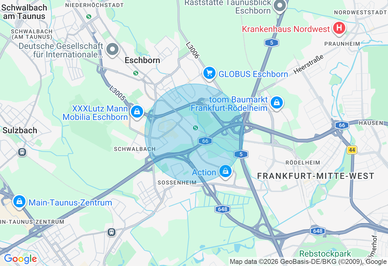 Kartenansicht der Location