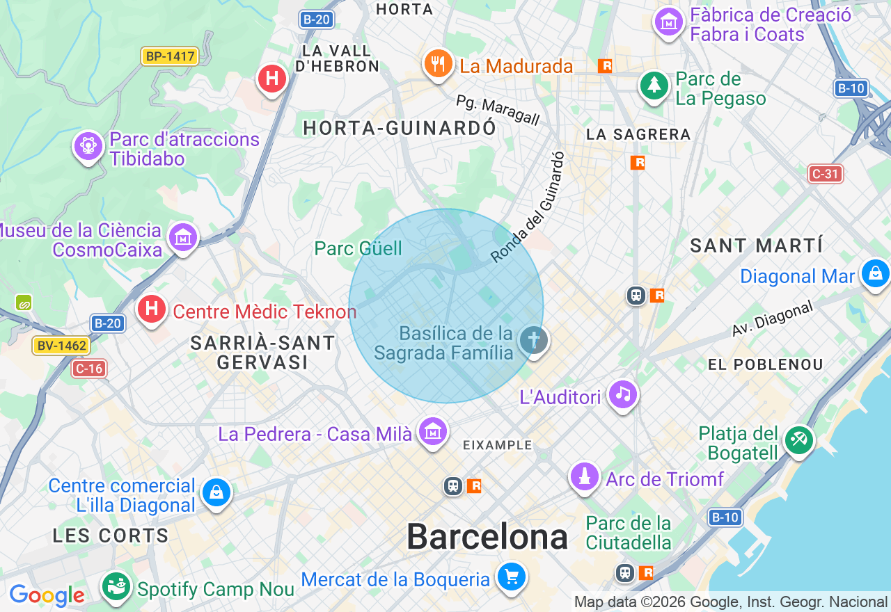 Mapa de la ubicación