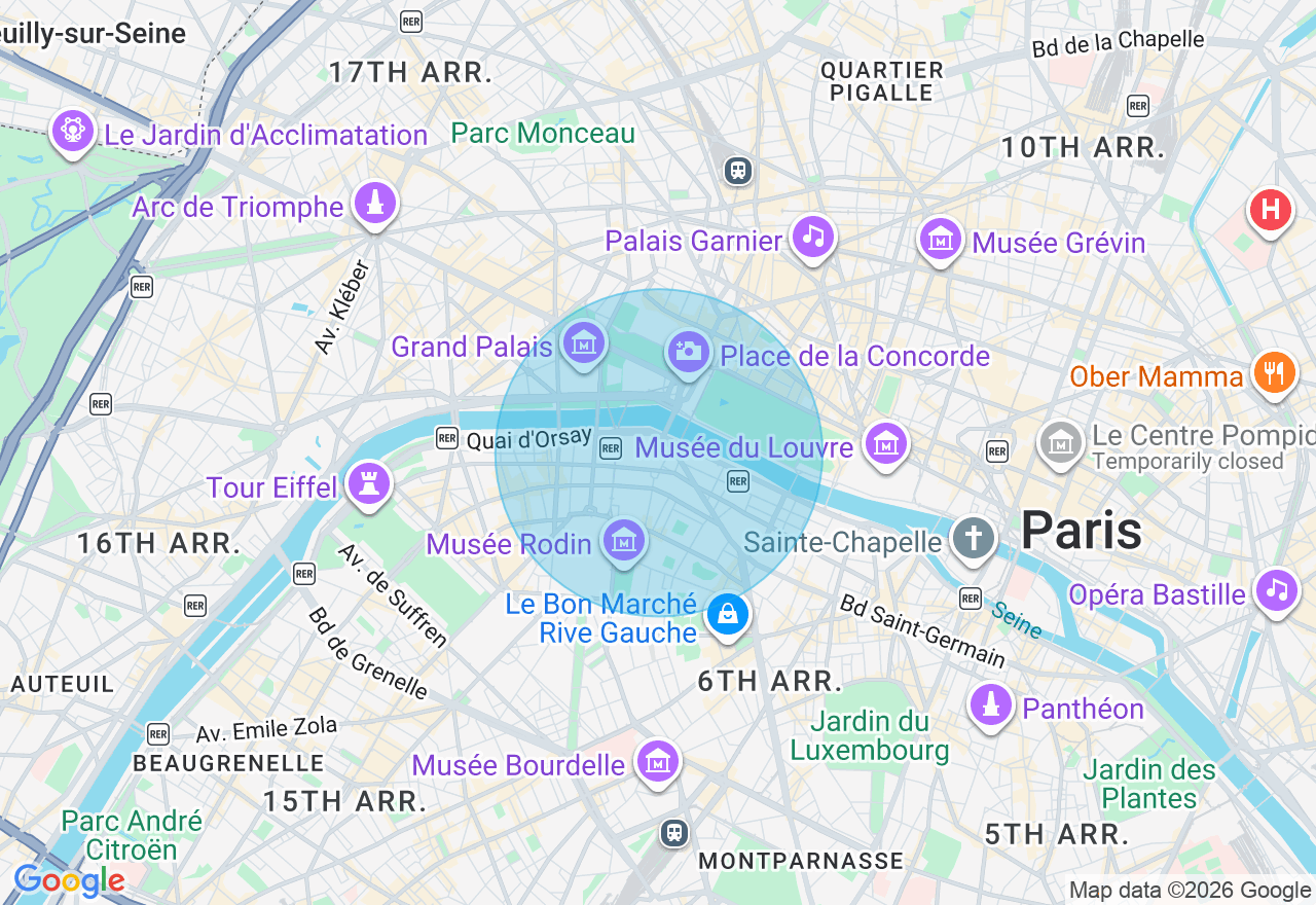 Carte de l'emplacement