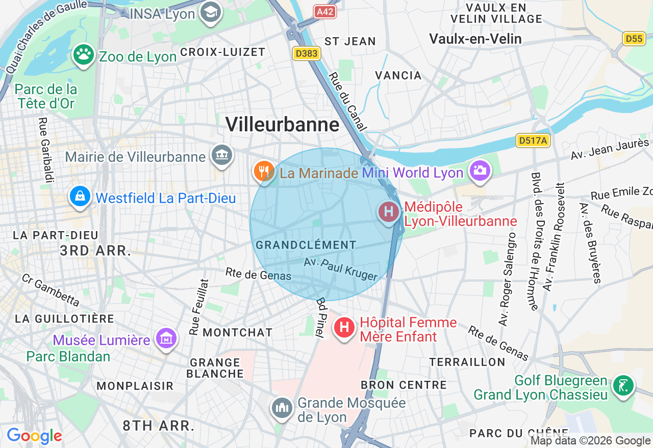 Carte de l'emplacement