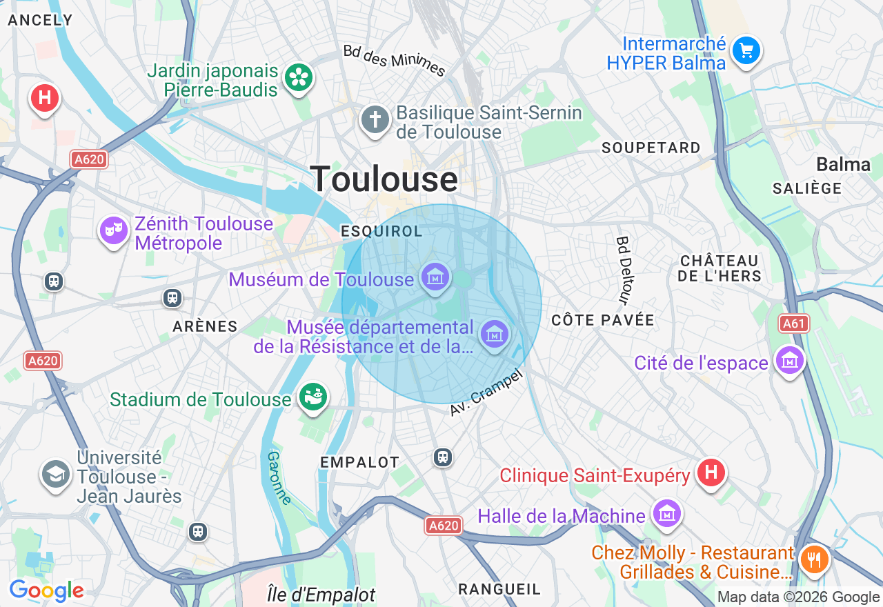 Carte de l'emplacement