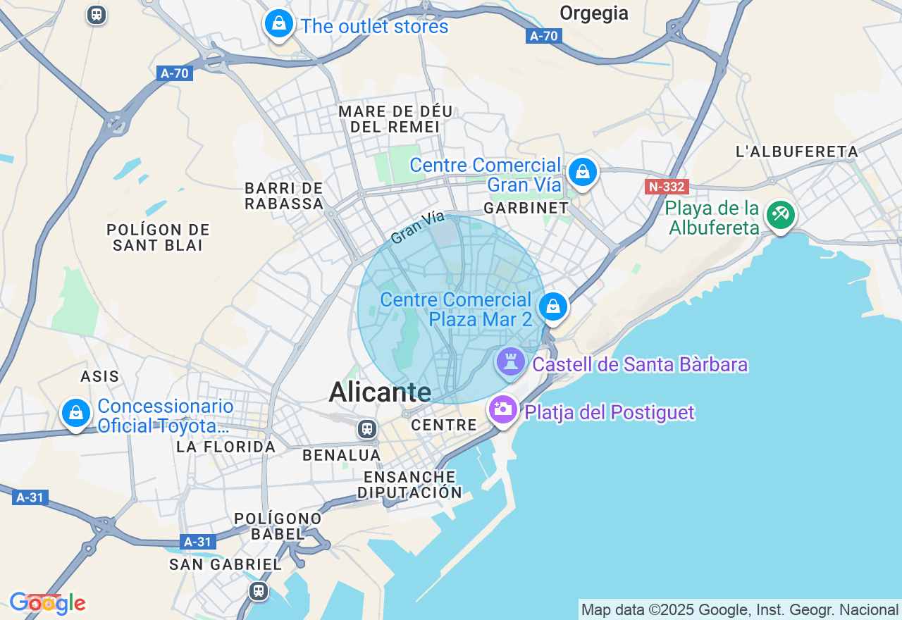 Mapa de la ubicación