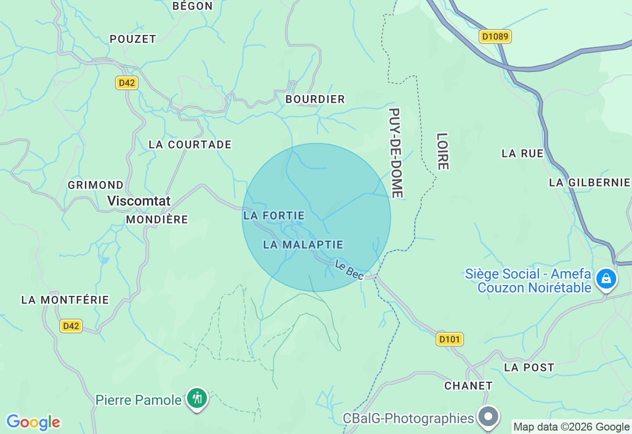 Carte de l'emplacement