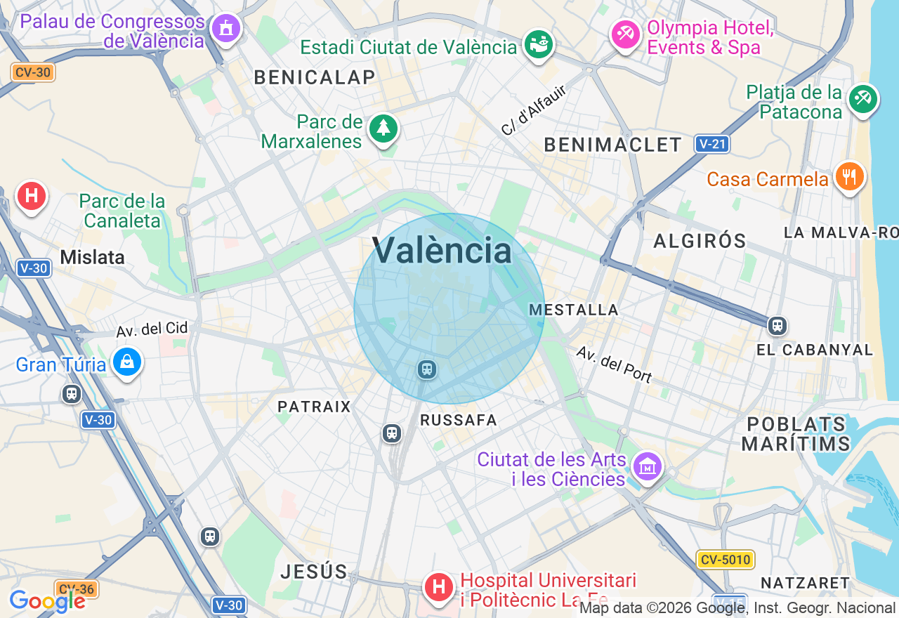 Mapa de la ubicación