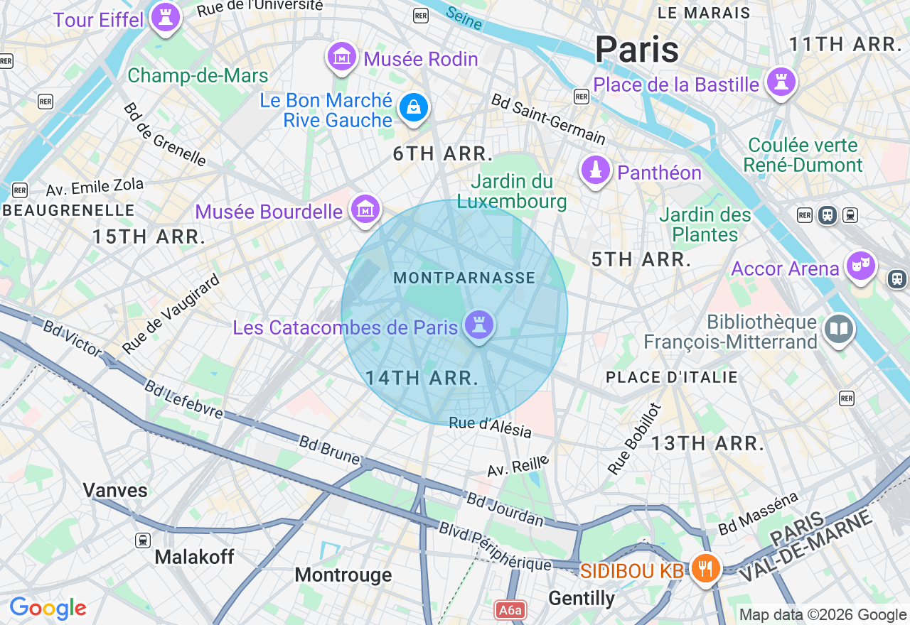 Carte de l'emplacement