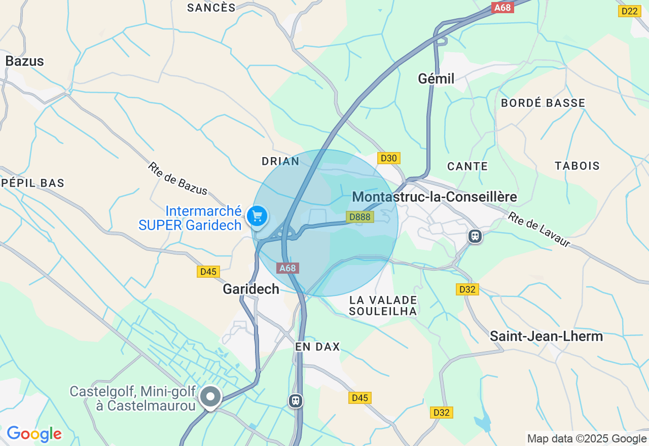Carte de l'emplacement