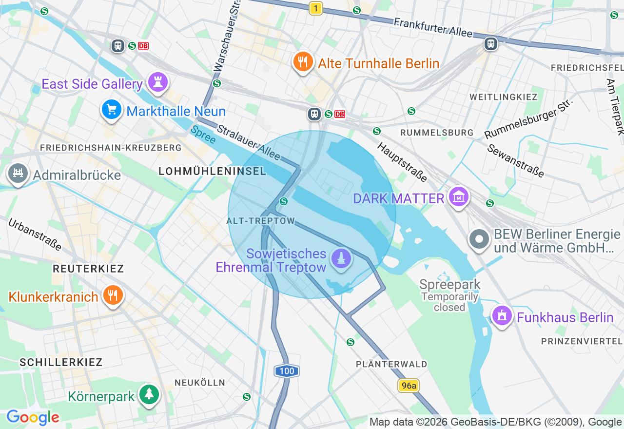 Kartenansicht der Location