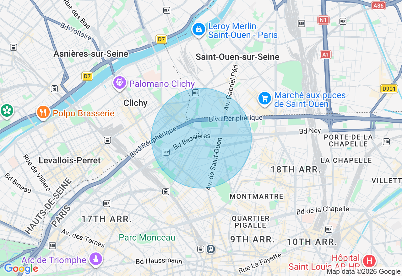 Carte de l'emplacement