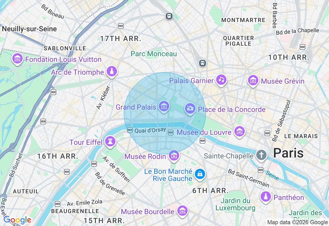Carte de l'emplacement