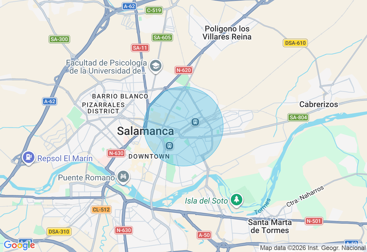 Mapa de la ubicación