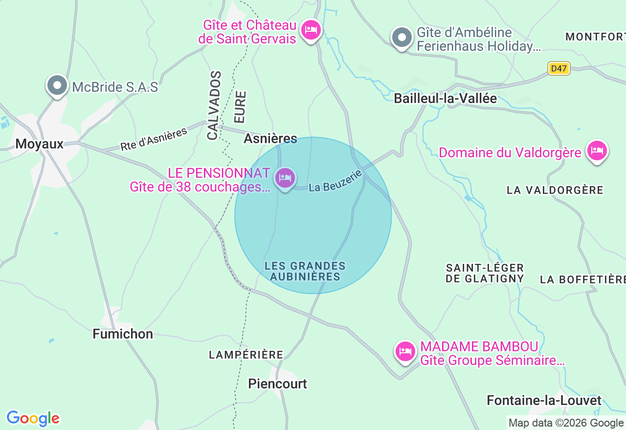 Carte de l'emplacement