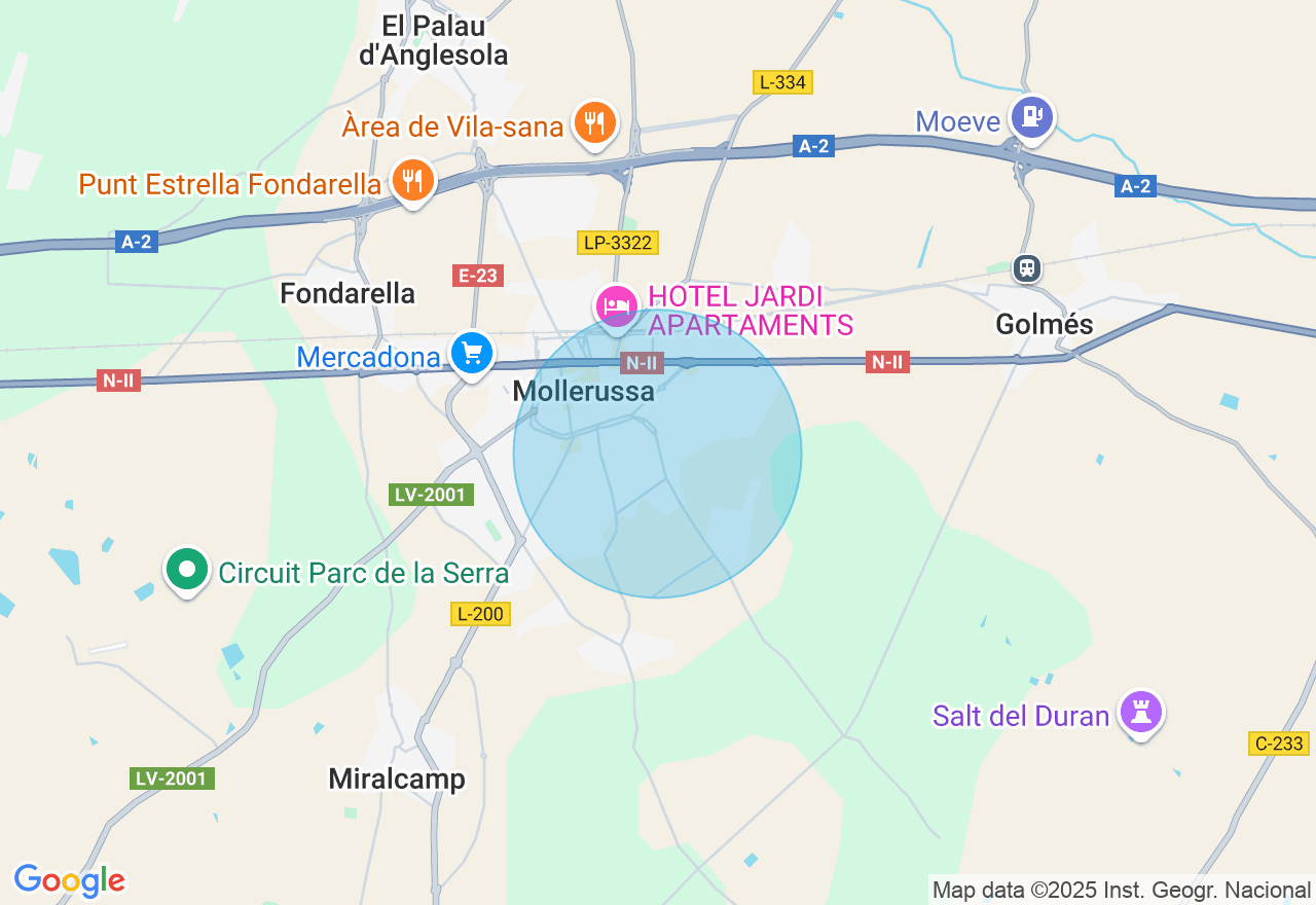 Mapa de la ubicación