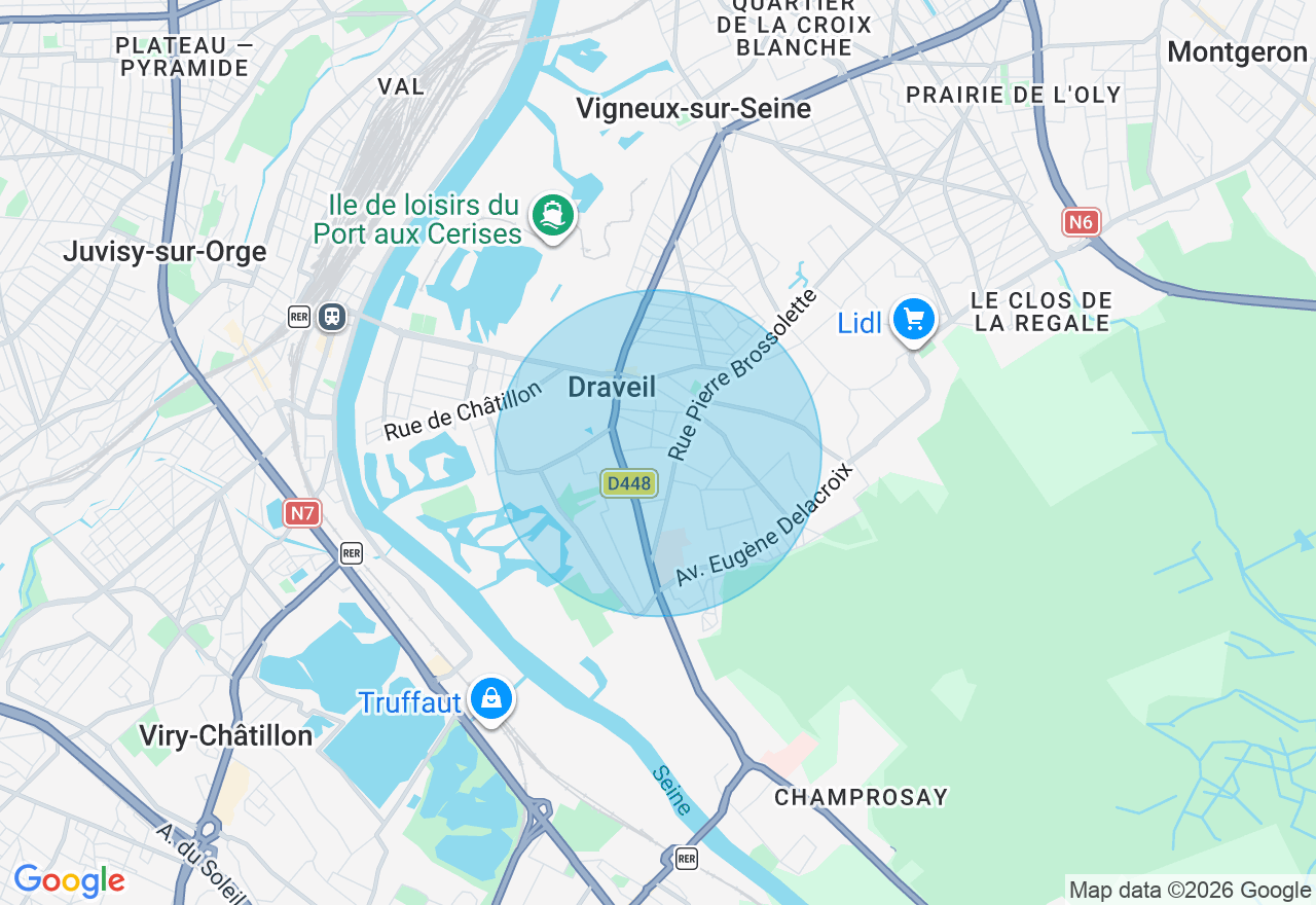 Carte de l'emplacement