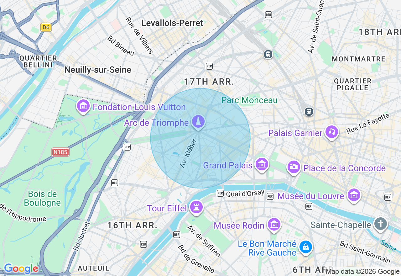 Carte de l'emplacement