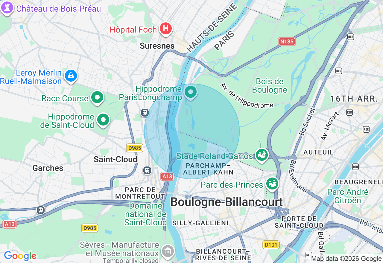 Carte de l'emplacement