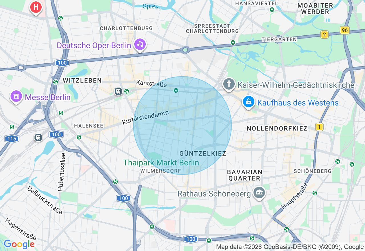 Kartenansicht der Location