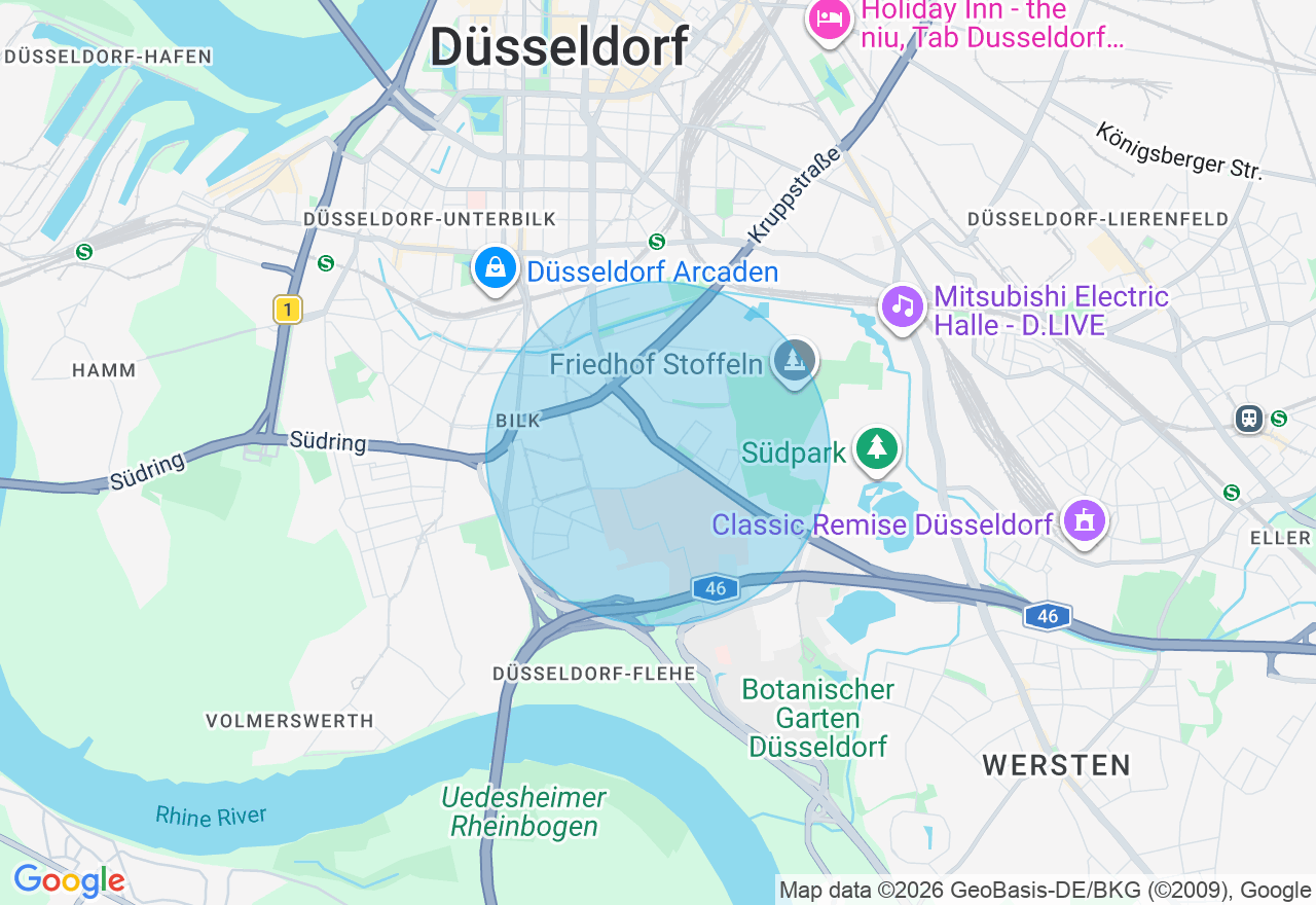 Kartenansicht der Location