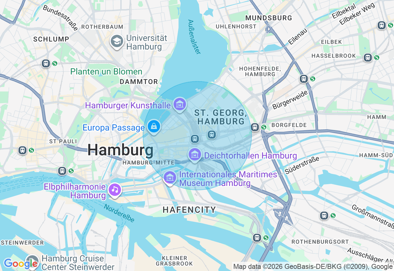 Kartenansicht der Location