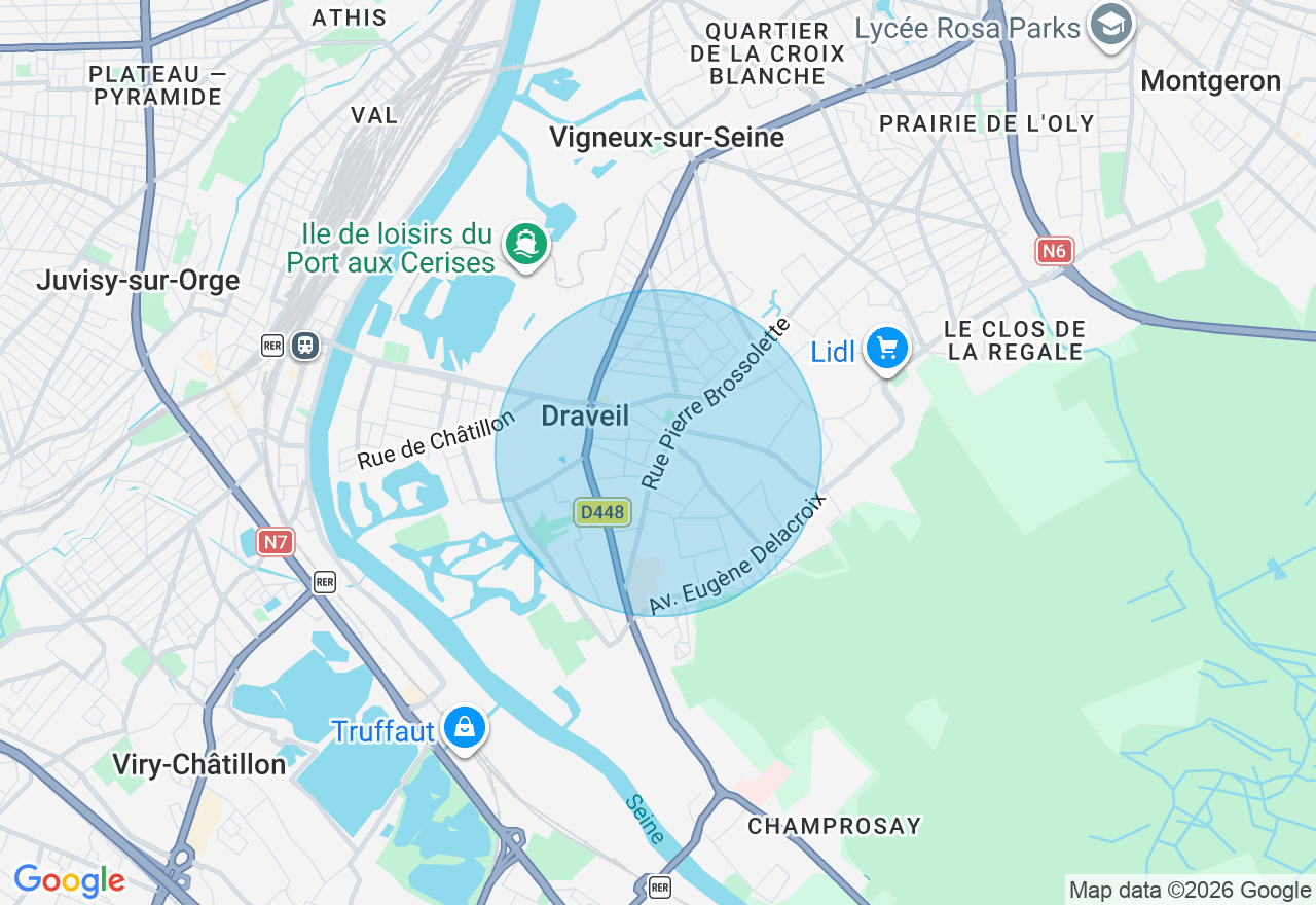 Carte de l'emplacement