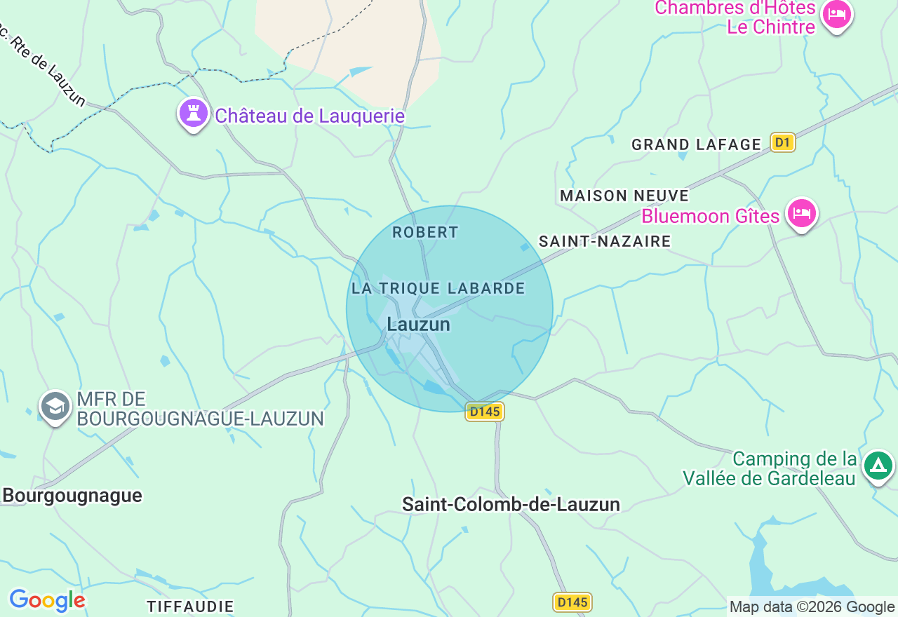 Carte de l'emplacement