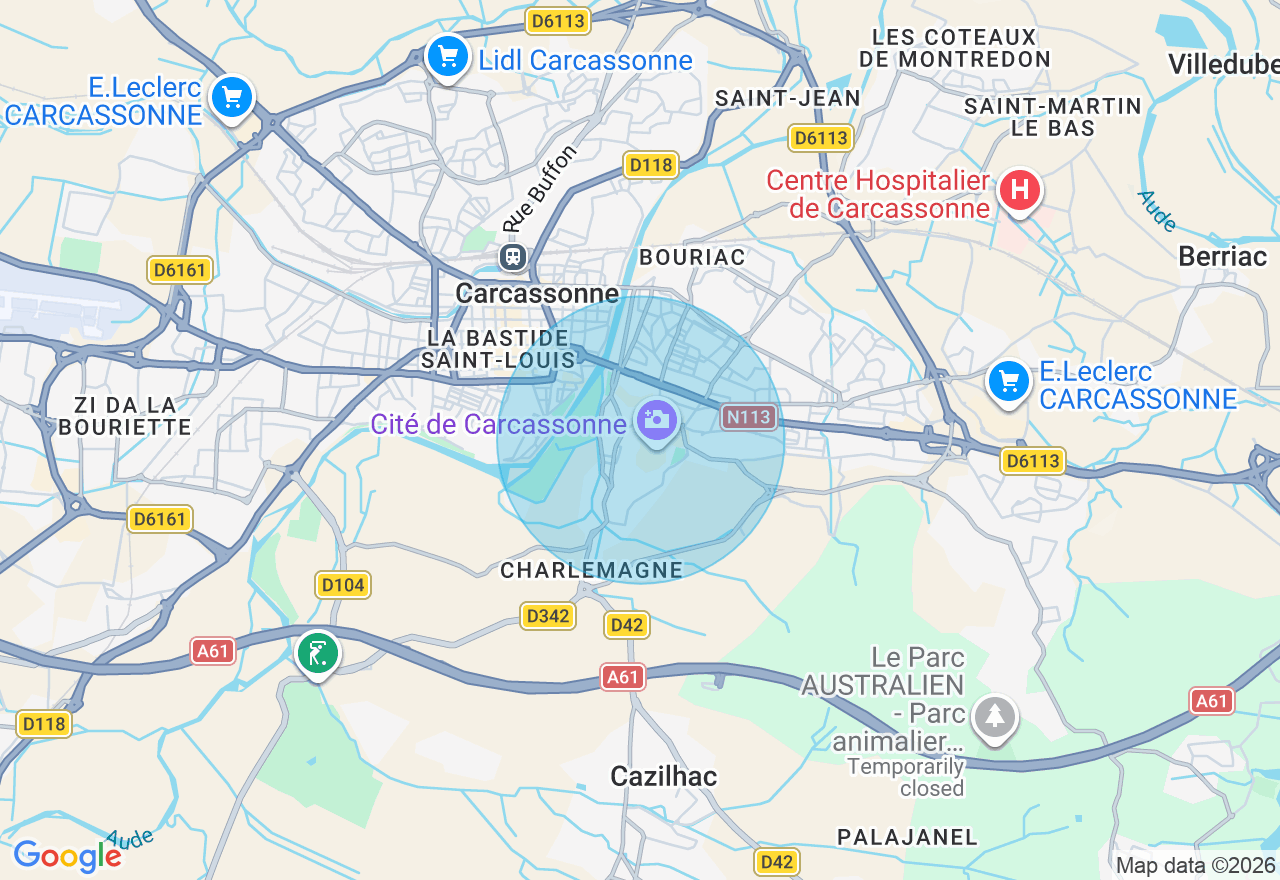 Carte de l'emplacement