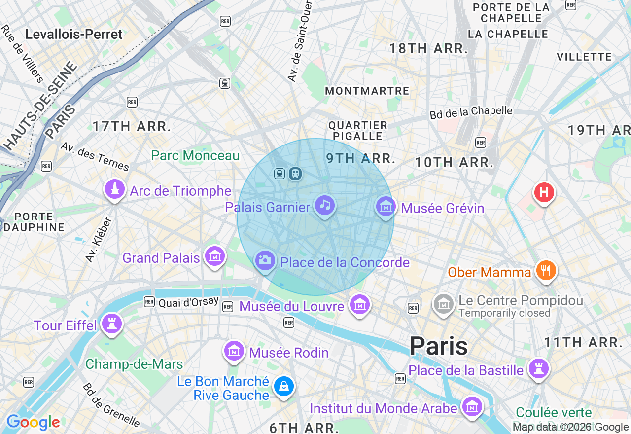 Carte de l'emplacement