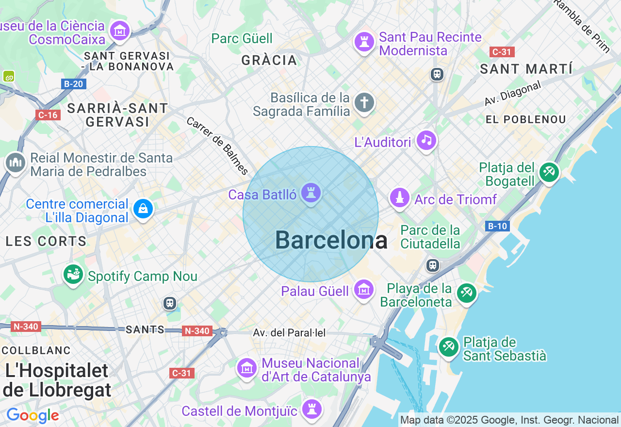 Mapa de la ubicación