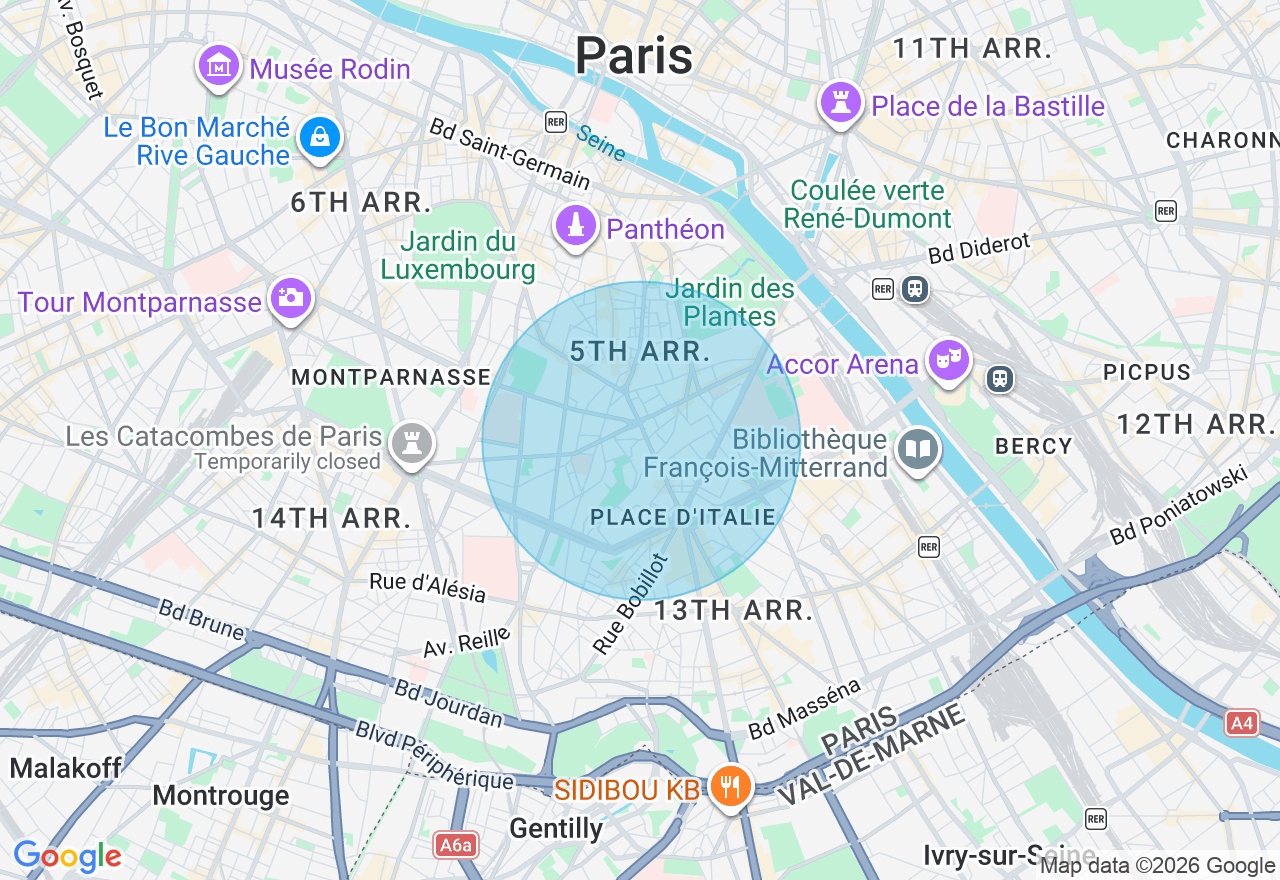 Carte de l'emplacement