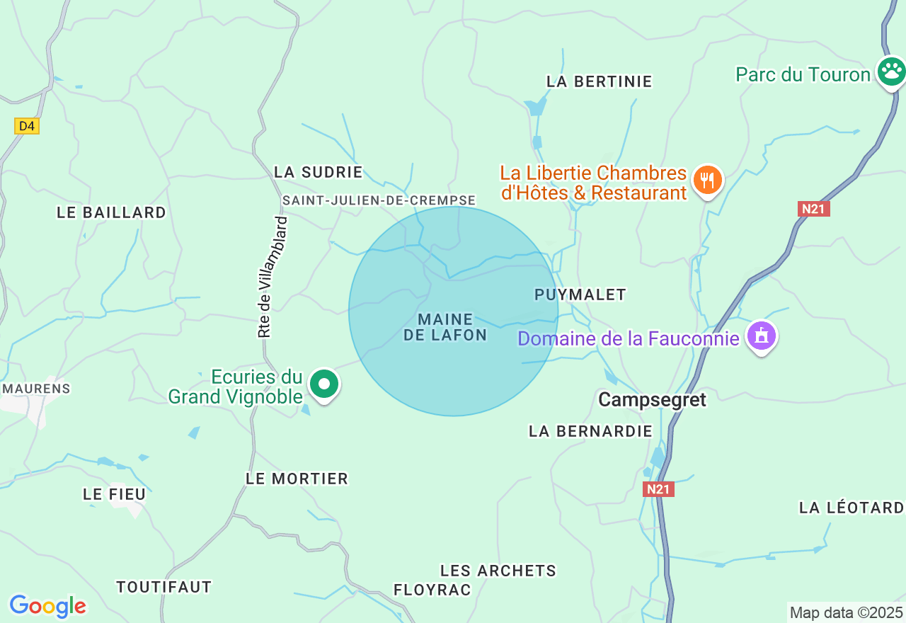 Carte de l'emplacement