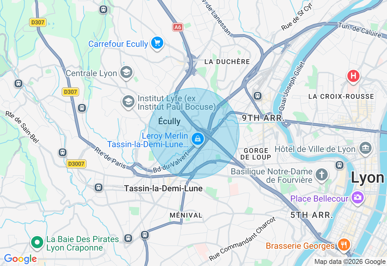Carte de l'emplacement