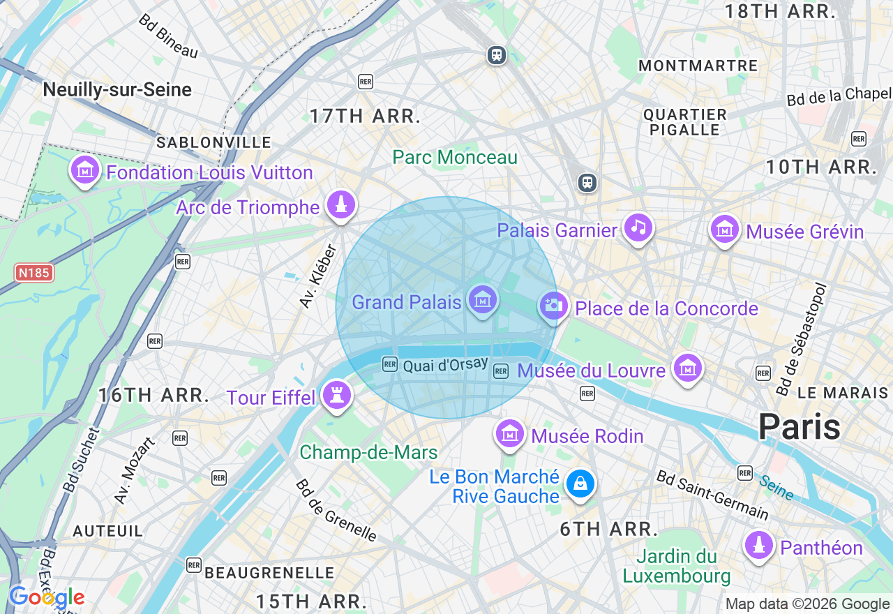 Carte de l'emplacement