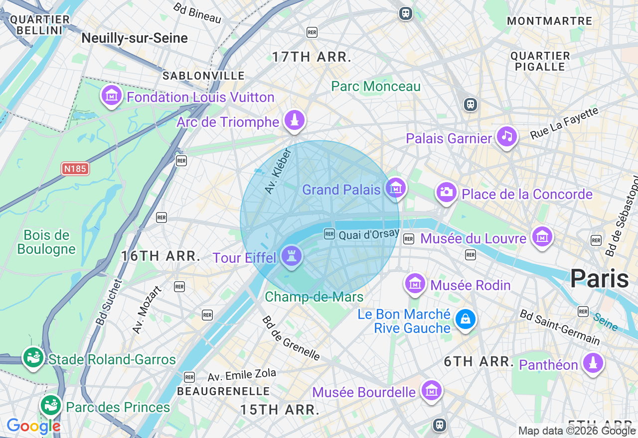 Carte de l'emplacement