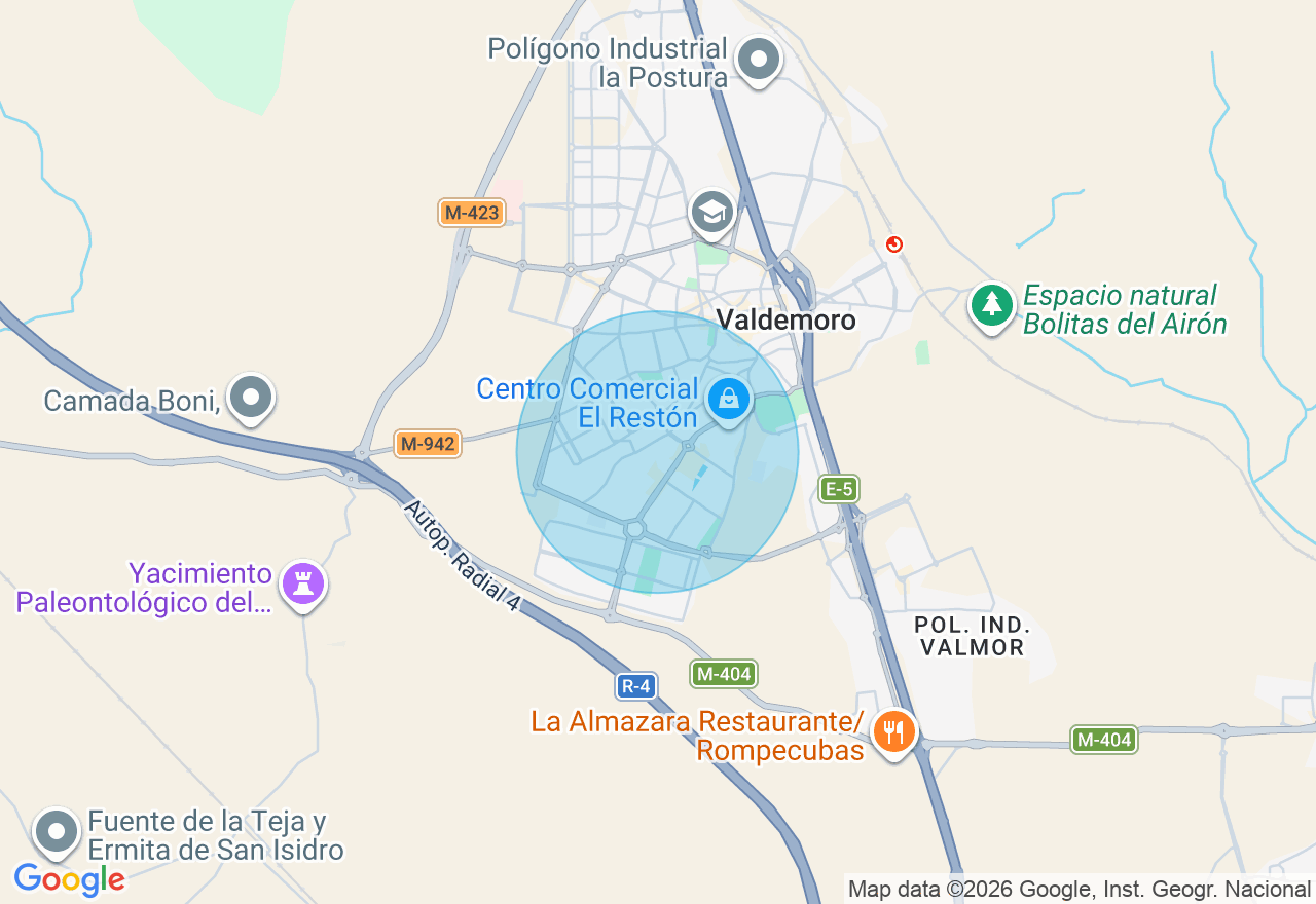 Mapa de la ubicación