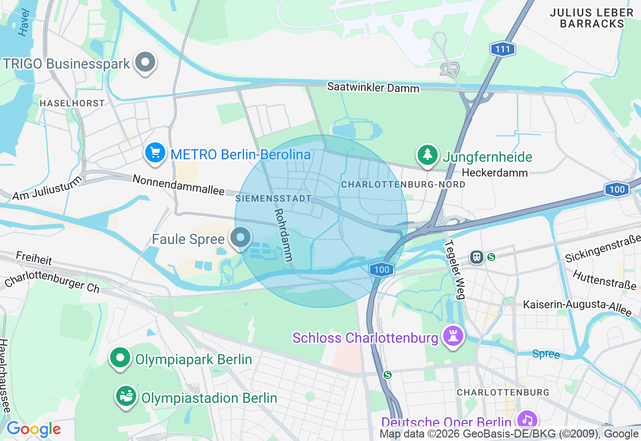 Kartenansicht der Location