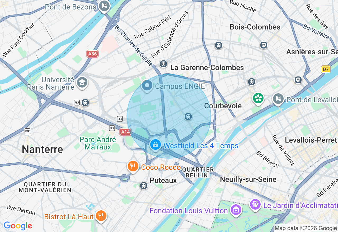 Carte de l'emplacement