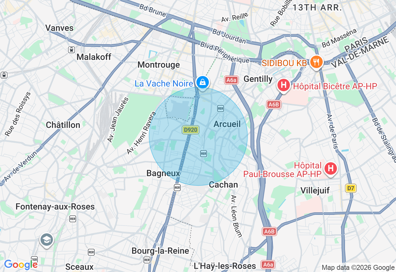 Carte de l'emplacement