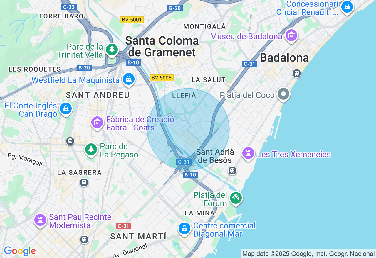 Mapa de la ubicación