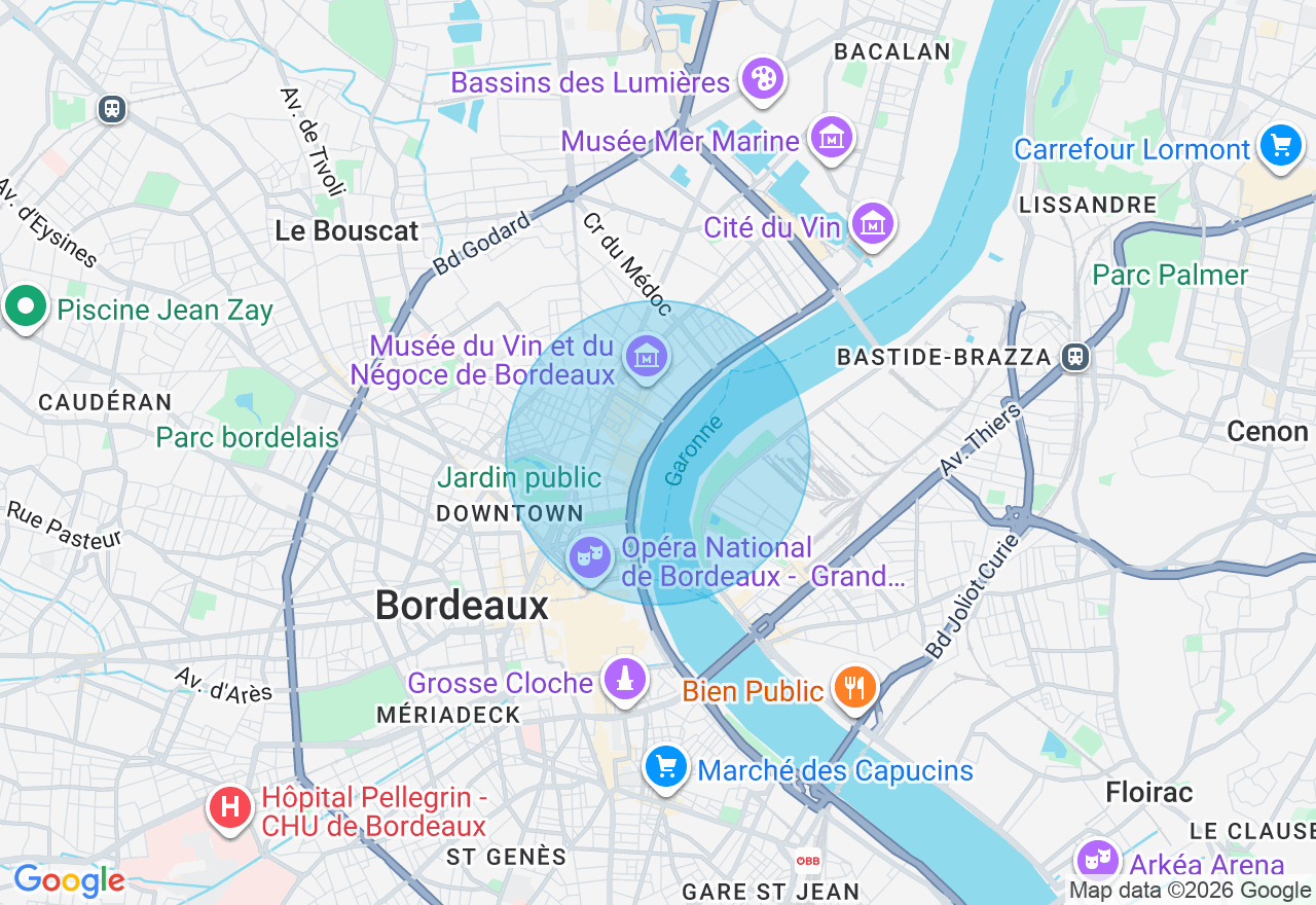 Carte de l'emplacement